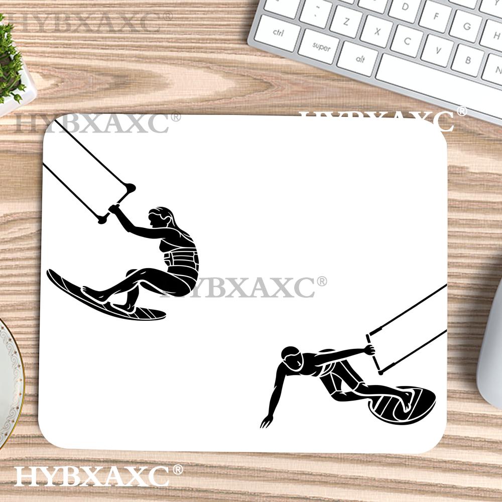 Work Desk Home Setup - HYBXAXC Kitesurf Line Art Mouse Pad