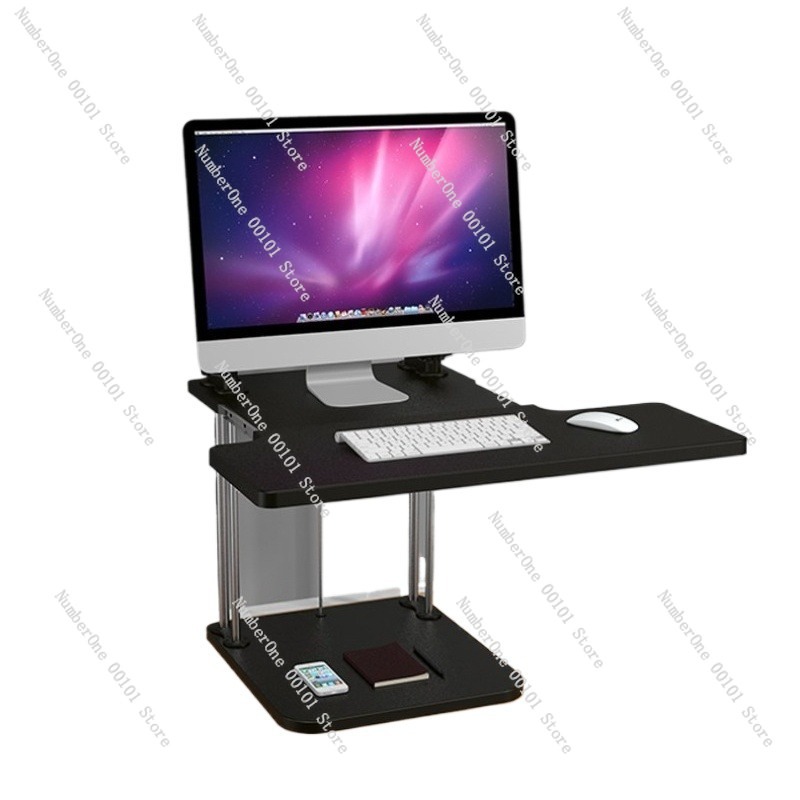 Desk Setup Laptop And Monitor - Konverter Meja Berdiri yang Dapat Disesuaikan