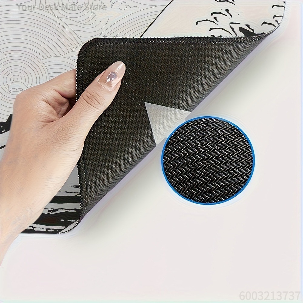 Alas Meja Seni Gelombang Hitam - Desk Setup Black And White ulasan dan harga