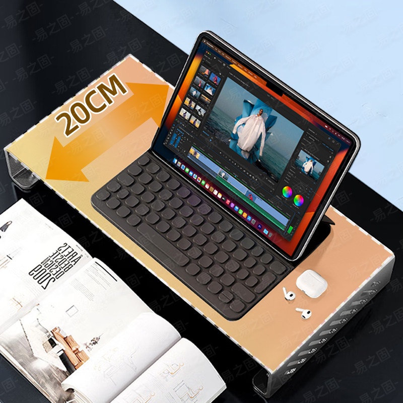 Organizer Meja Ergonomis Penya - Desk Setup Laptop And Monitor ulasan dan harga