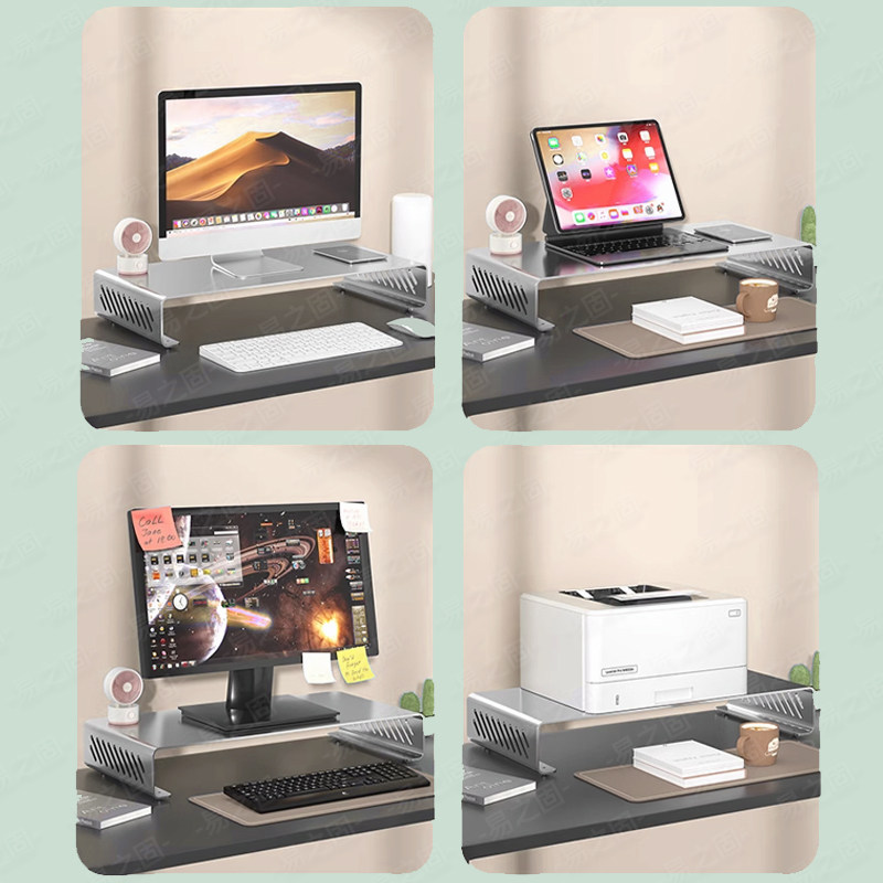 Organizer Meja Ergonomis Penya - Desk Setup Laptop And Monitor ulasan dan harga