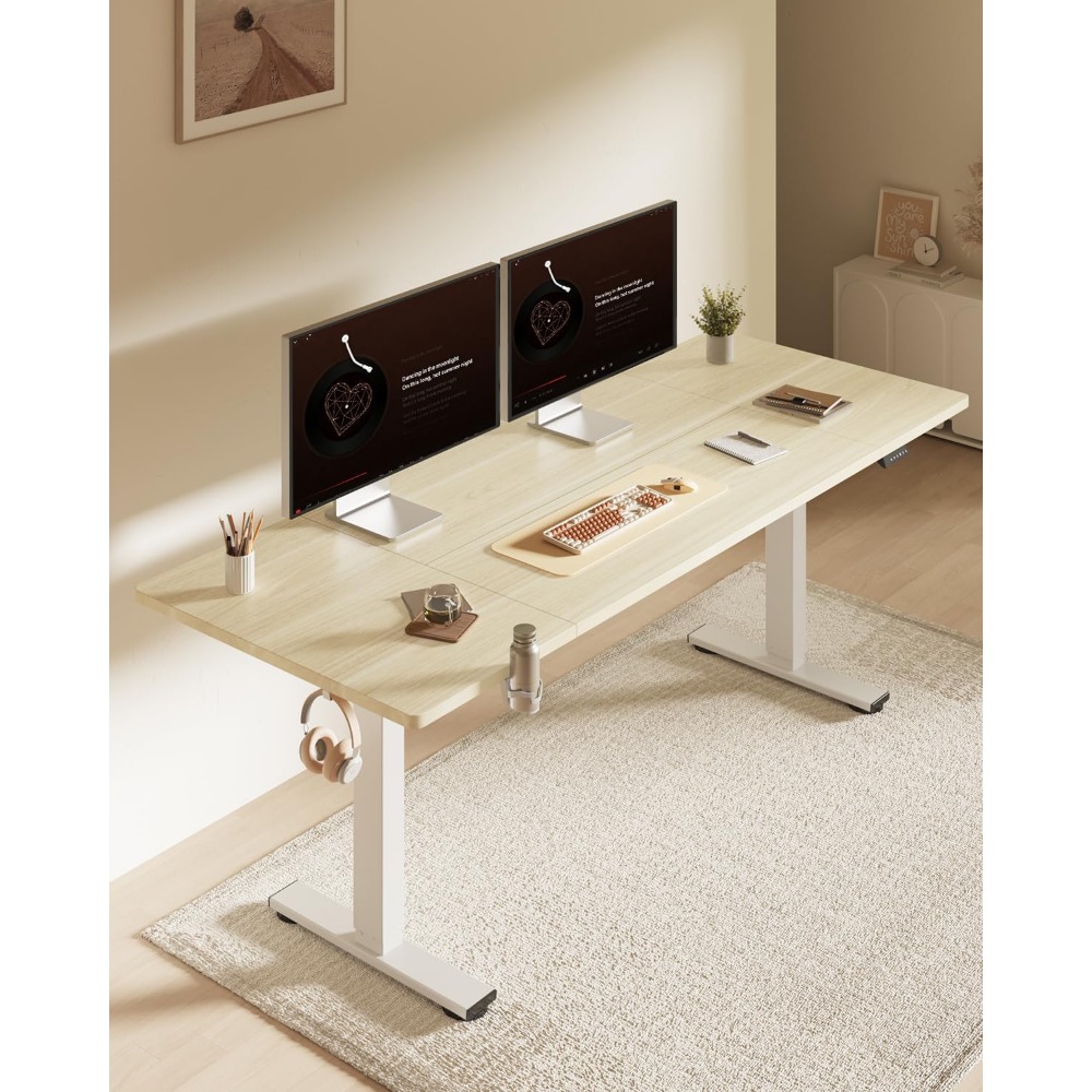 FLEXISPOT Meja Berdiri Elektri - Setup Desk Monitor ulasan dan harga
