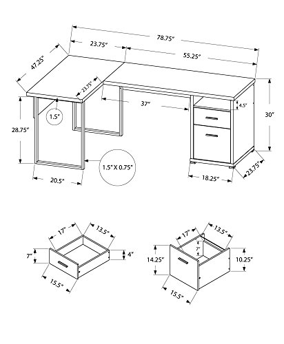 Meja Komputer I 7257, Kantor R - Work Desk Home Setup ulasan dan harga