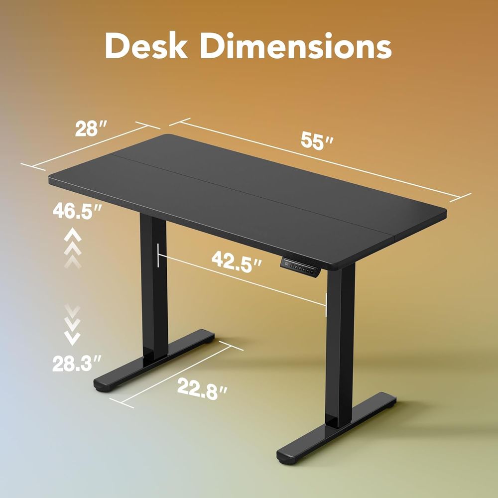 Meja Kerja Elektrik Berdiri 55 - Work Desk Home Setup ulasan dan harga