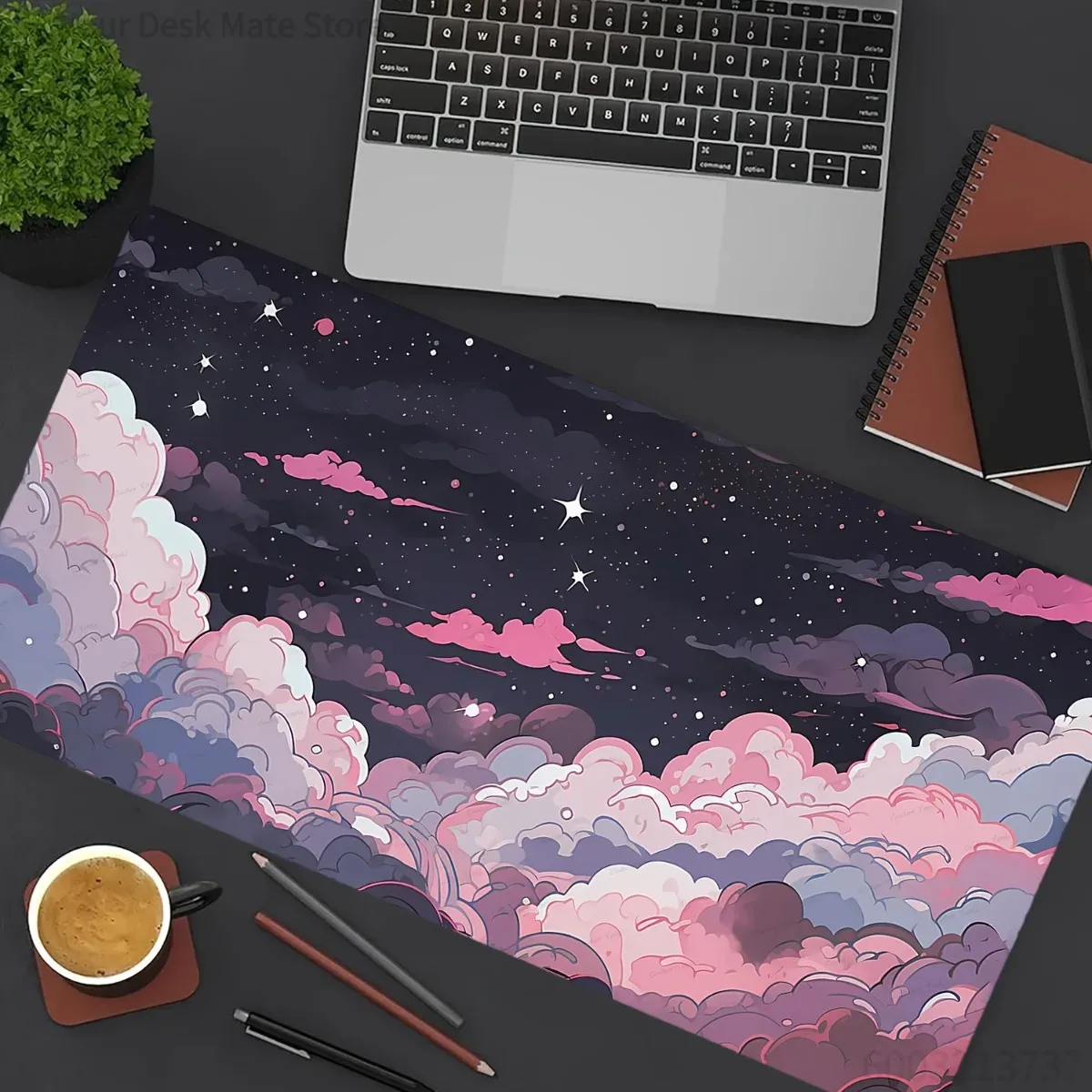 Alas Mouse Karet Anime Pink Un - Desk Setup Pc And Laptop ulasan dan harga