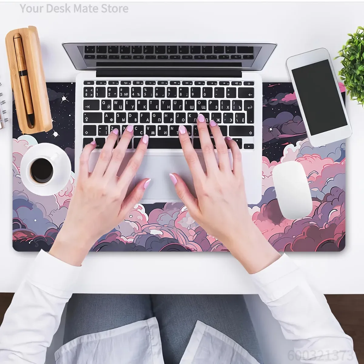 Alas Mouse Karet Anime Pink Un - Desk Setup Pc And Laptop ulasan dan harga