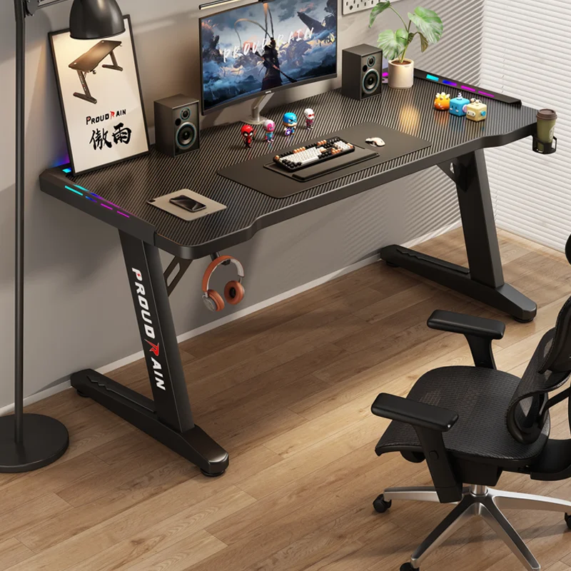Meja Komputer Konsol Game, Per - Desk Setup Laptop And Monitor ulasan dan harga