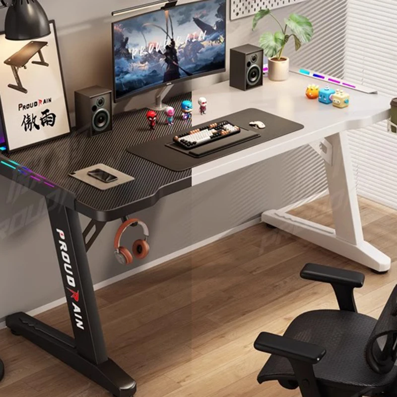 Meja Komputer Konsol Game, Per - Desk Setup Laptop And Monitor ulasan dan harga