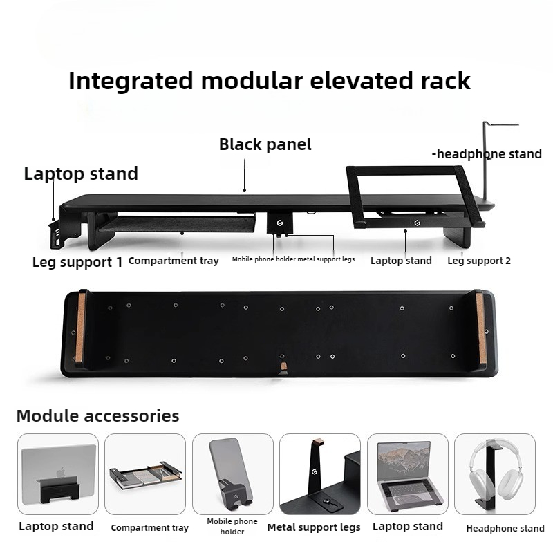 Stand Monitor Modular Ergonomi - Desk Setup Laptop And Monitor ulasan dan harga