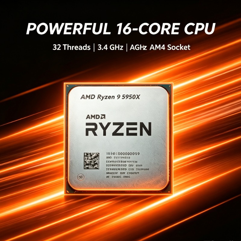 Ryzen 9 5950X 16‑Core CPU Desk - Amd Cpu Ryzen 9 ulasan dan harga