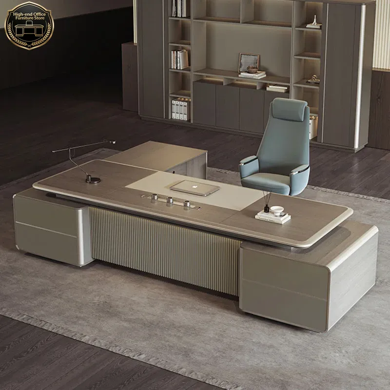 Meja Gaming L Boss untuk Rumah - Work Desk Home Setup ulasan dan harga
