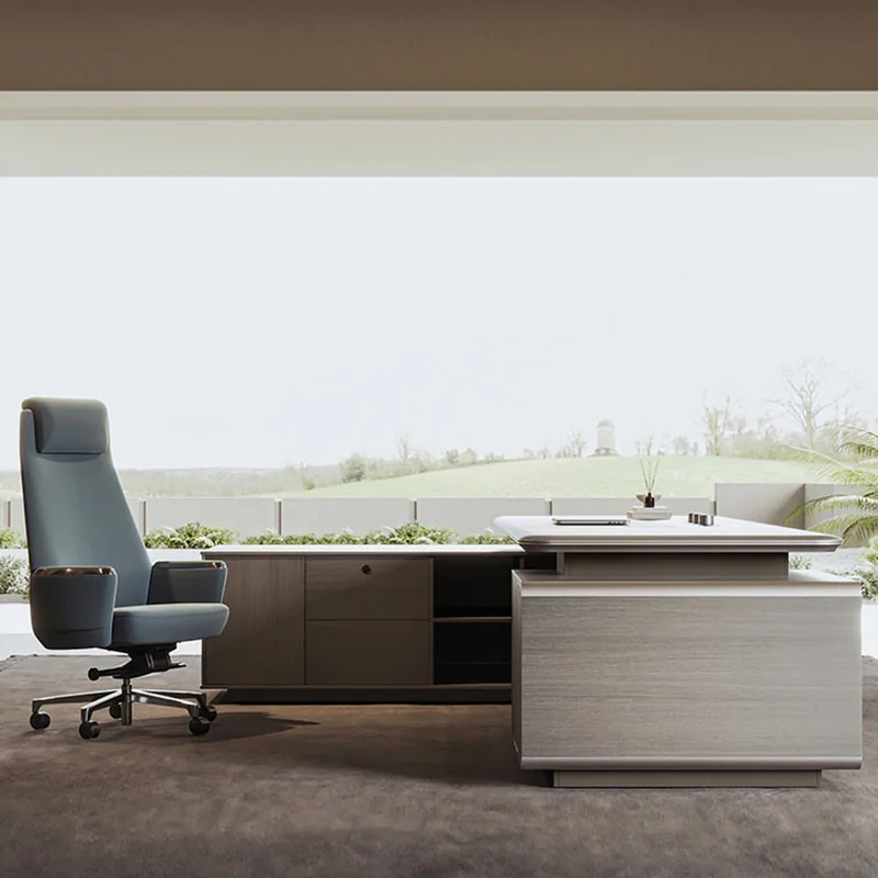 Meja Gaming L Boss untuk Rumah - Work Desk Home Setup ulasan dan harga