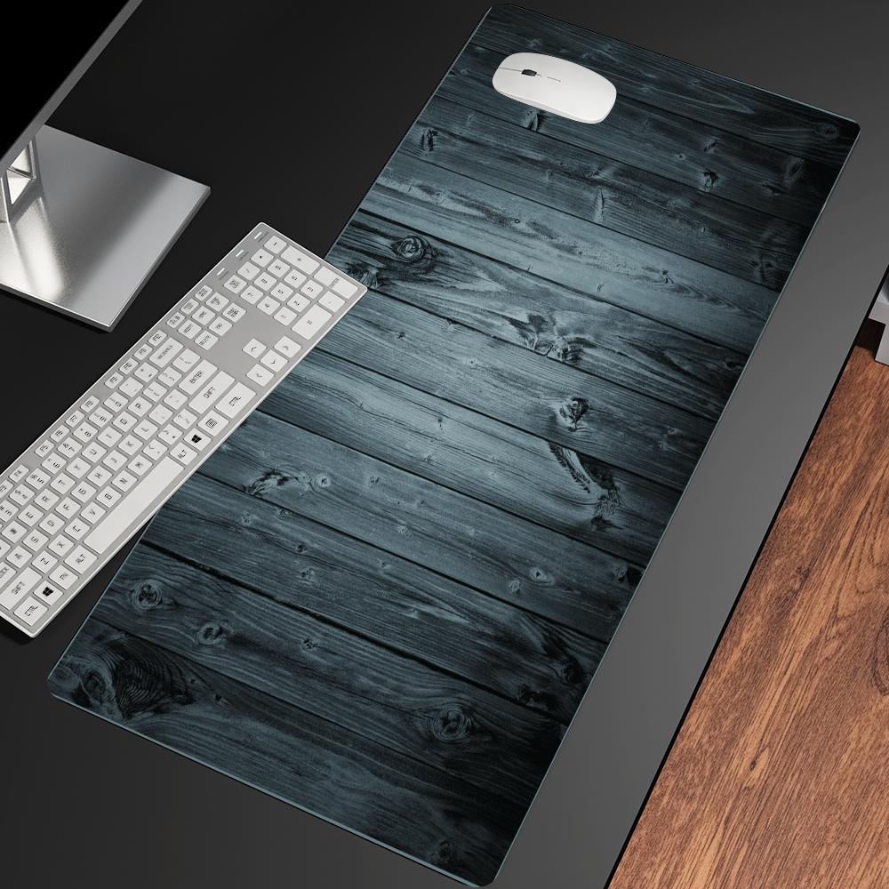Alas Mouse Kayu Hitam, Aksesor - Desk Setup Black And Wood ulasan dan harga