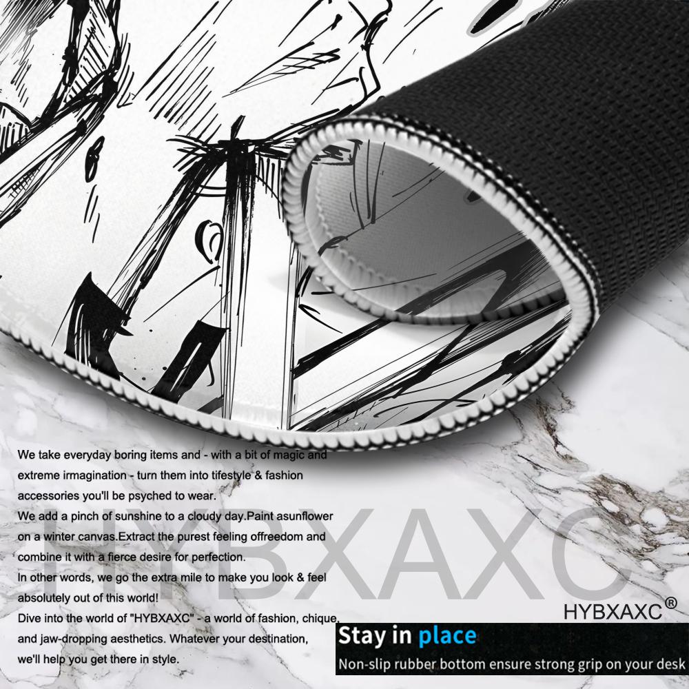 Alas Mouse Anime Hitam Putih M - Desk Setup Black And White ulasan dan harga
